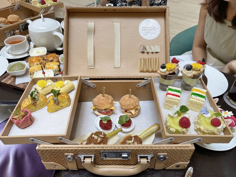 Go Lokal afternoon tea food from Portman's Bar at PARKROYAL COLLECTION Marina Bay Hotel