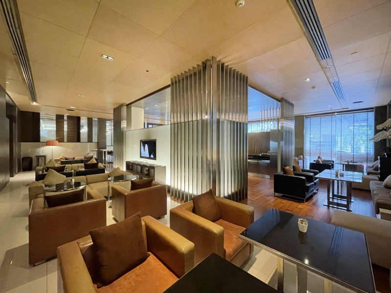Seating area at the Club Lounge at Pathumwan Princess Hotel