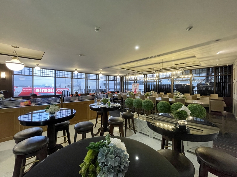 Seating area at The Coral Executive Lounge at Don Mueang International Airport Terminal 1