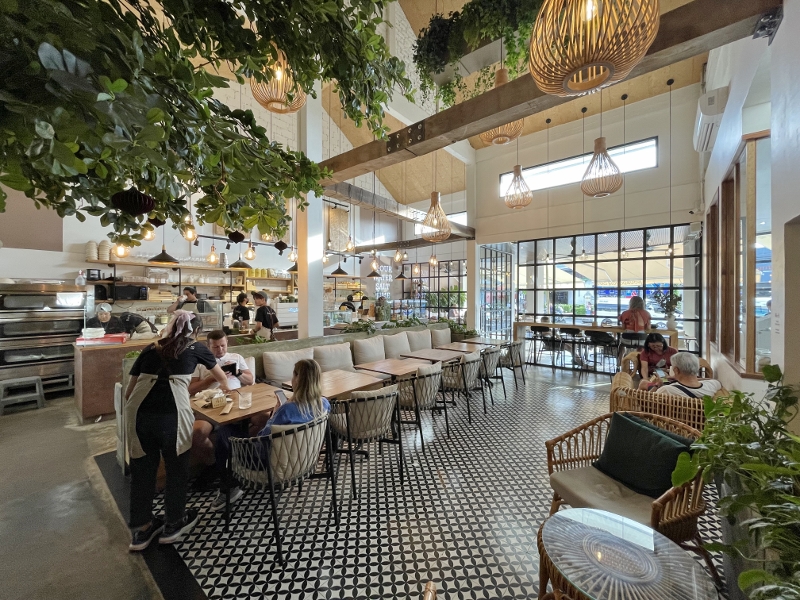 Seating area at Bartels Bang Tao Cafe