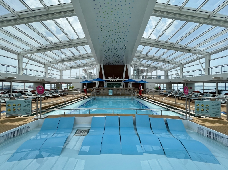 Main Pool (indoor) on Royal Caribbean Spectrum Of The Seas