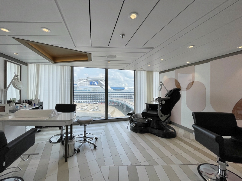 Beauty salon at Body & Mind Wellness Centre on Royal Caribbean Spectrum Of The Seas