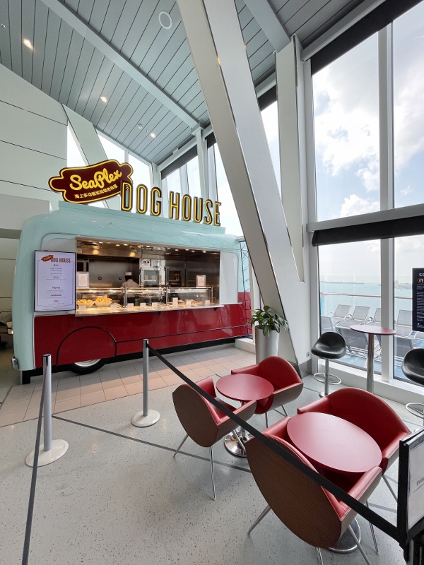 Dog House food truck at SeaPlex Sports Court on Royal Caribbean Spectrum Of The Seas