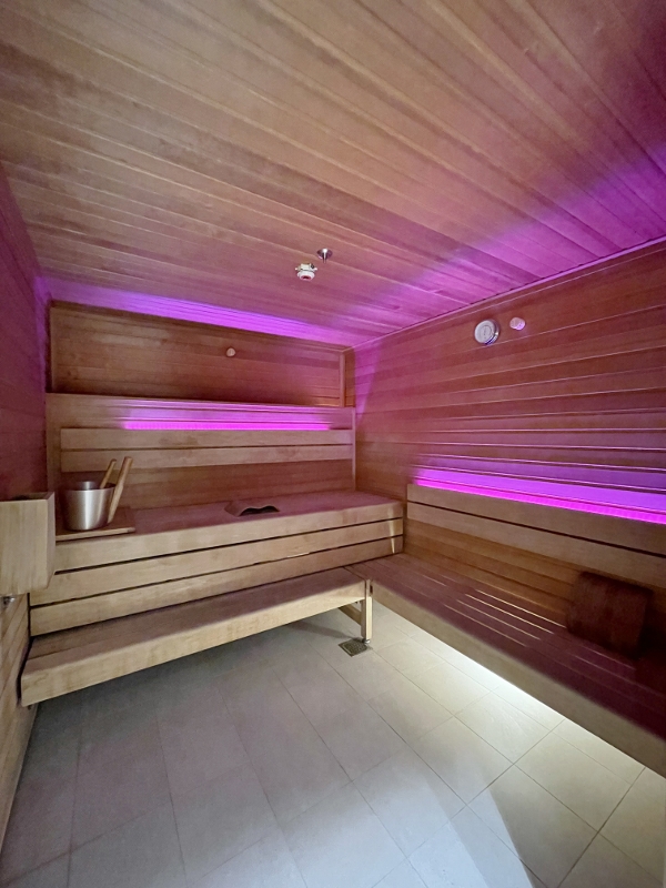 Sauna at Body & Mind Spa on Royal Caribbean Spectrum Of The Seas