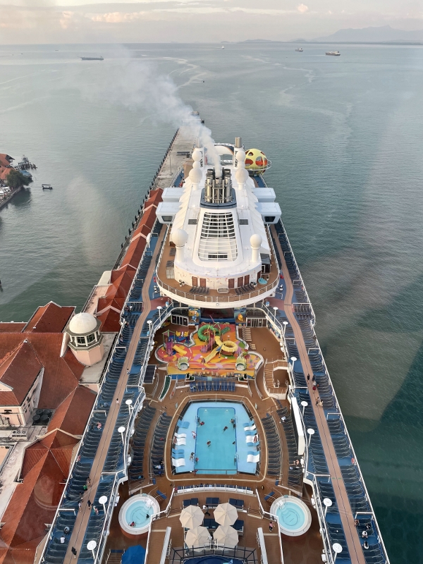 The view from North Star on Royal Caribbean Spectrum Of The Seas