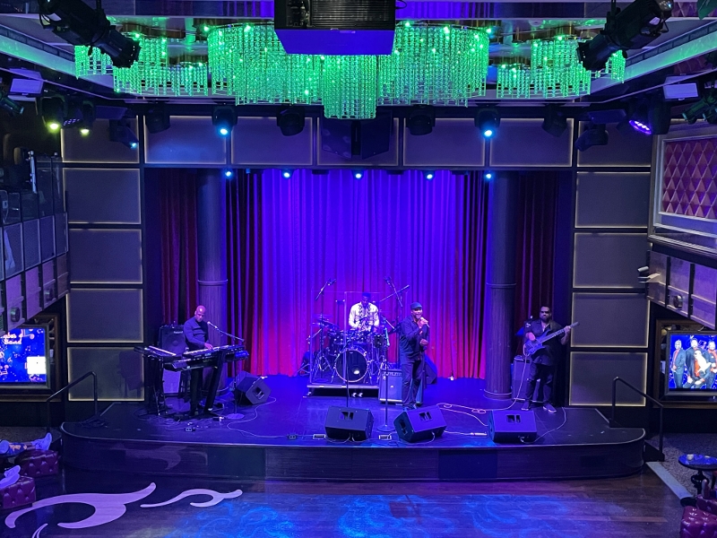 Vybes 4 band at Music Hall on Royal Caribbean Spectrum Of The Seas