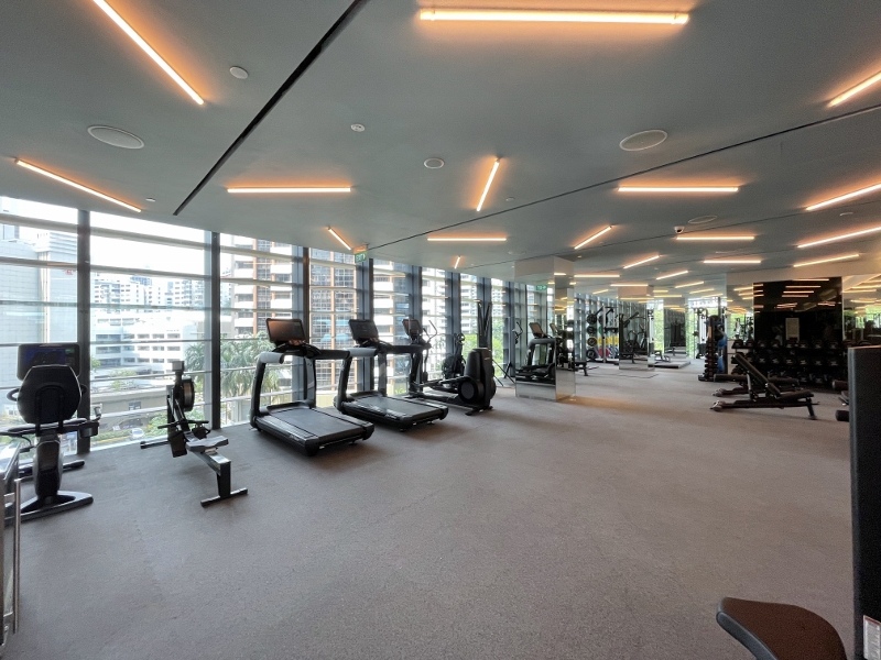 Gym at COMO Metropolitan Hotel