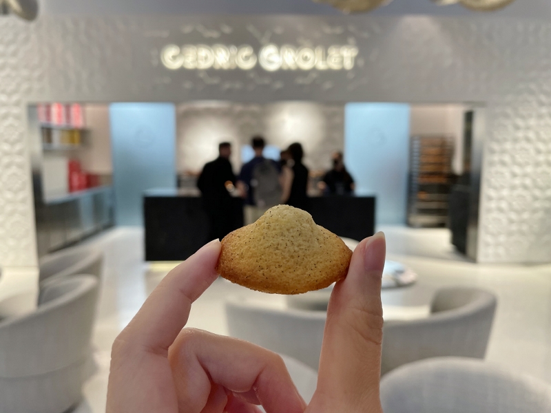 Madeleine sample from Cedric Grolet cafe at COMO Metropolitan Hotel