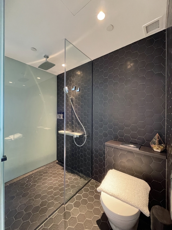 Bathroom in Deluxe Room Sea View at The Outpost Hotel Sentosa